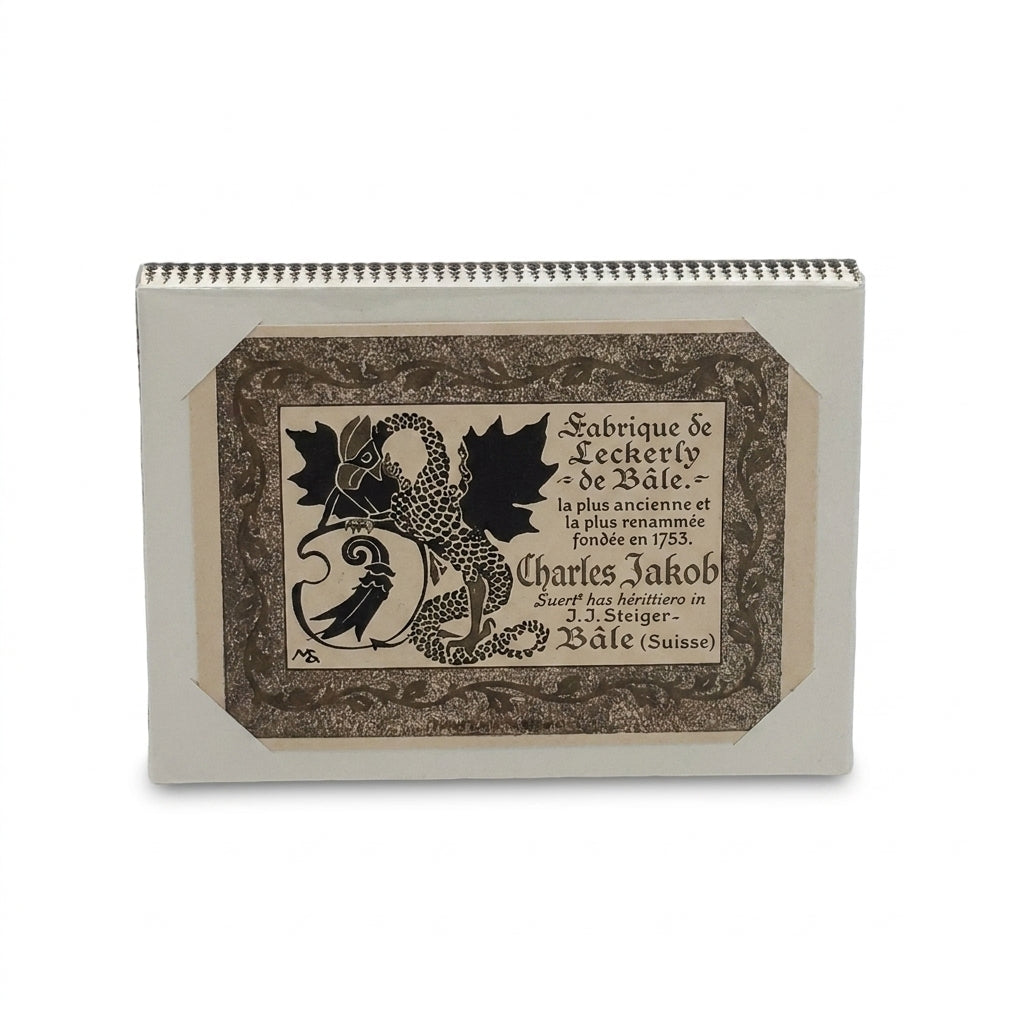 Historische Postkarten-Box: Gold Basilisk