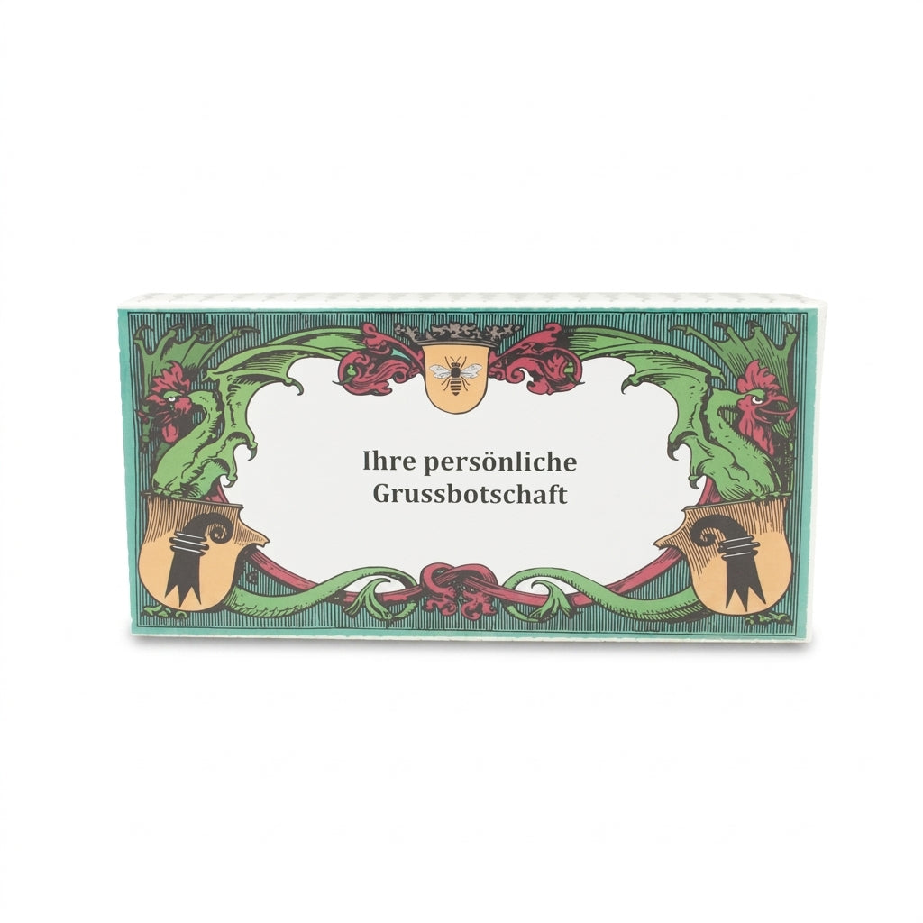 Basler Läckerli Classic Vintage Box mit Ihrem Text (ab 1 Stück)