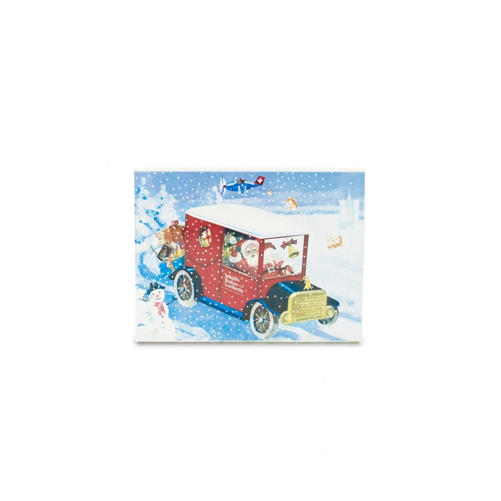 Weihnachtsmann im Auto
