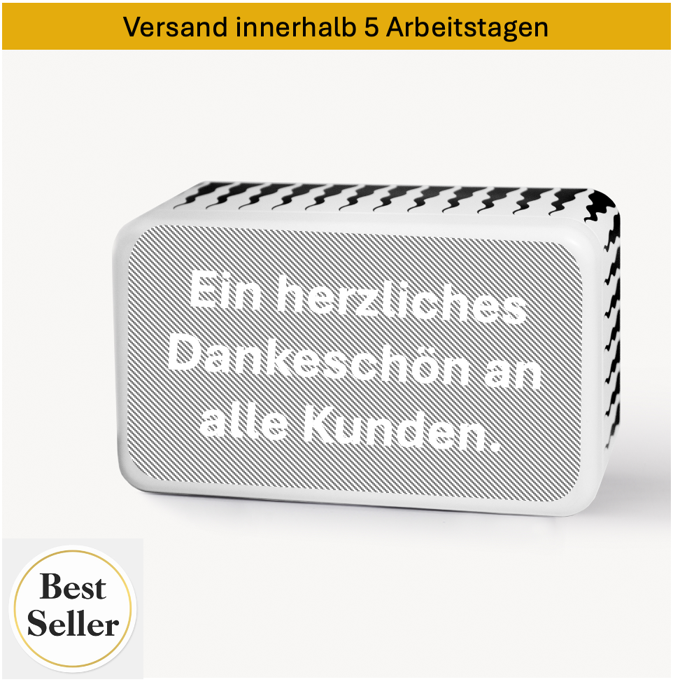 Basler Leckerly Classic personalisierte Blechdose Gross (ab 10 Stück)