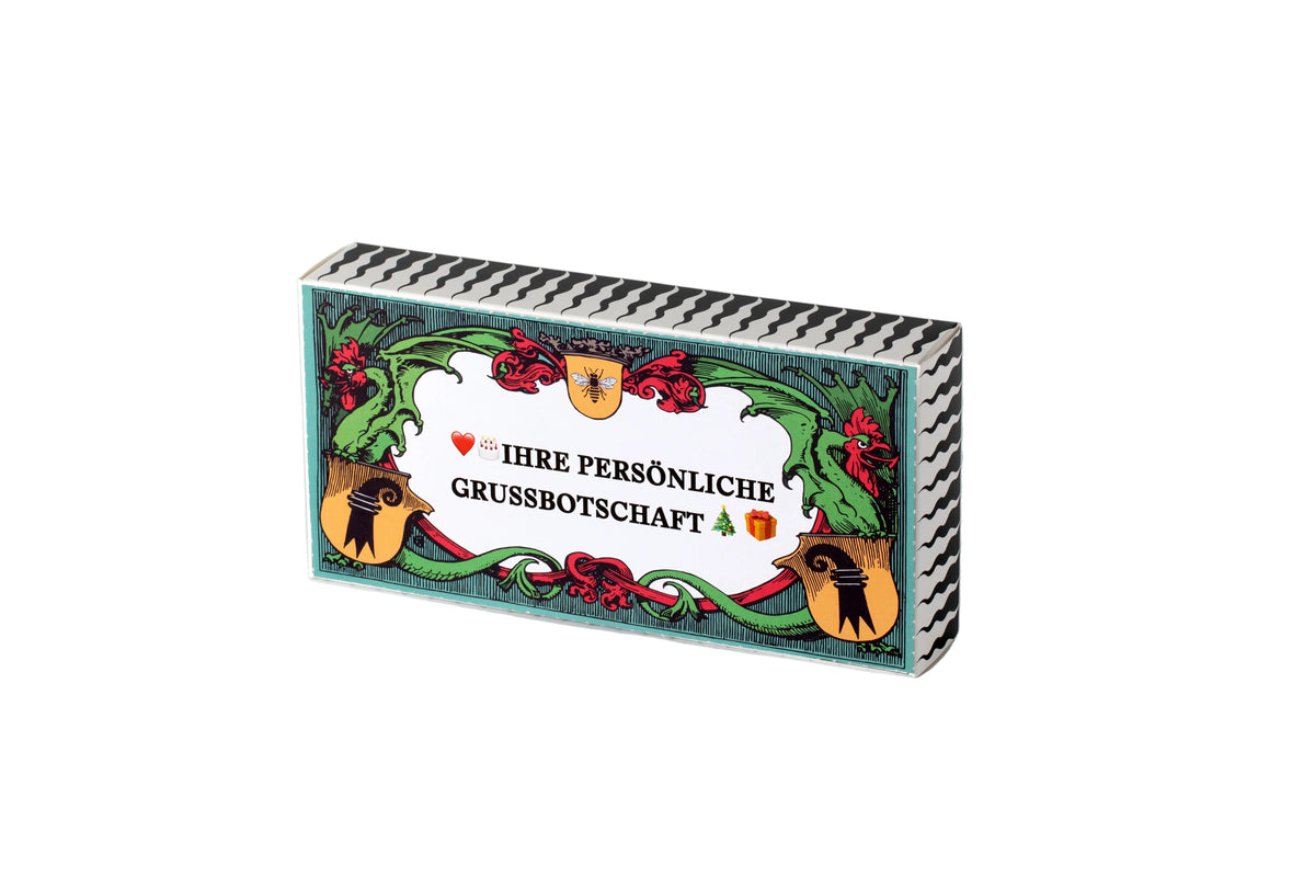 Basler Läckerli Classic Vintage Box mit Ihrem Text (ab 1 Stück)