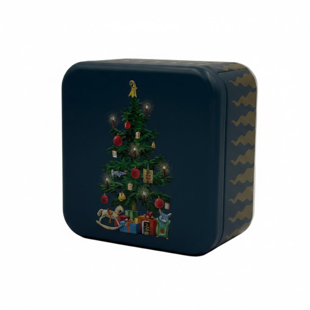Weihnachtsbaum Mini-Dose Gold